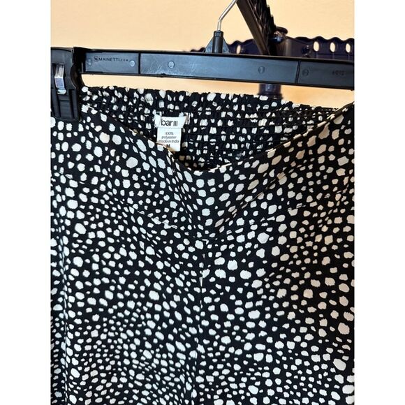Bar III Wide‎ Leg Pants, M, Black & White - Picture 5 of 8